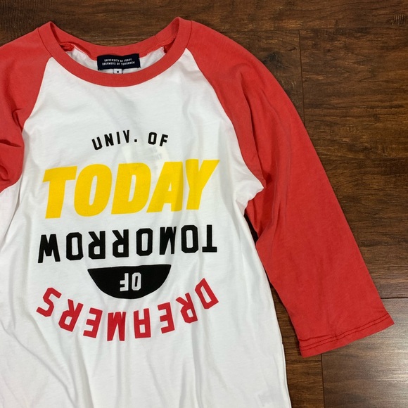 NWT Opening Ceremony 3/4 Sleeve Baseball Tee sz M - Picture 2 of 7